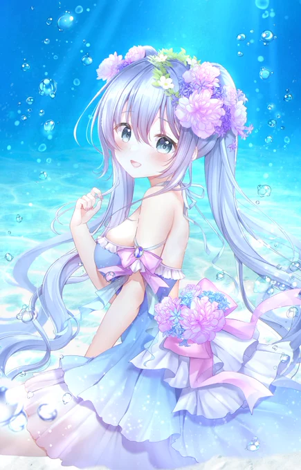 水底の花
