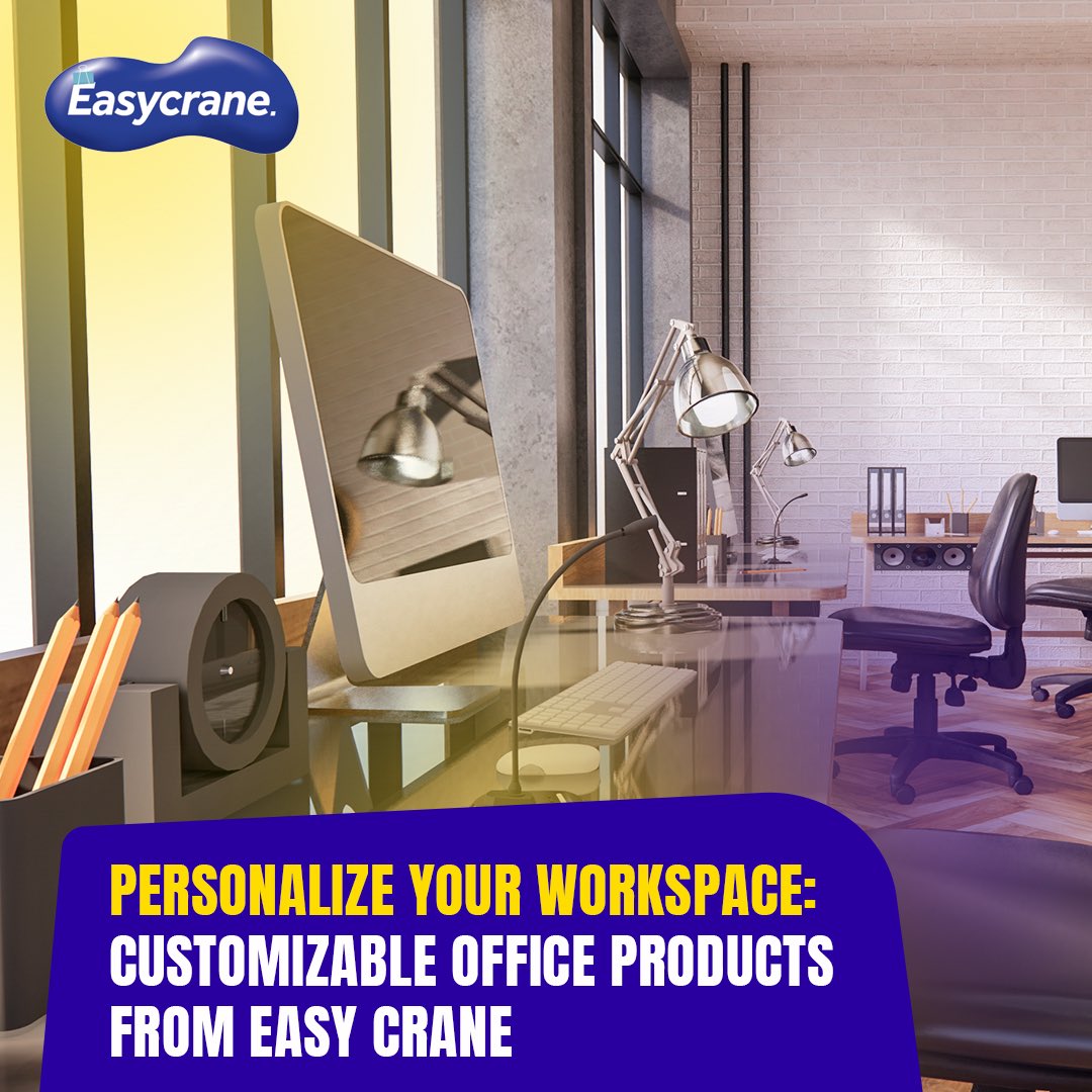 easycrane's tweet photo. We are excited to be a part of your journey in creating a workspace that sparks creativity, productivity, and personal satisfaction. Let's work together to make your workspace truly yours!🤓 https://t.co/YPkIWk0932