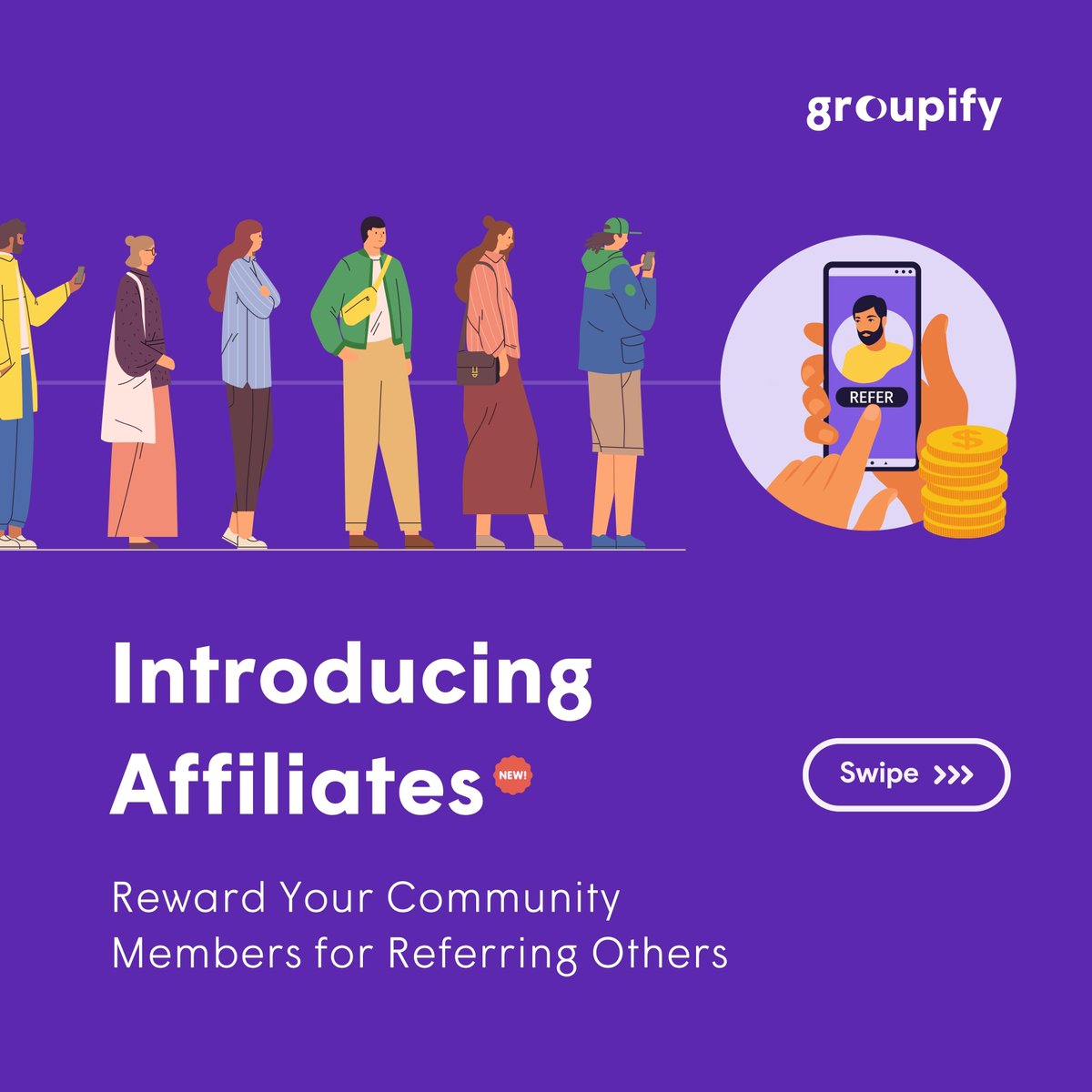 Groupify tweet media