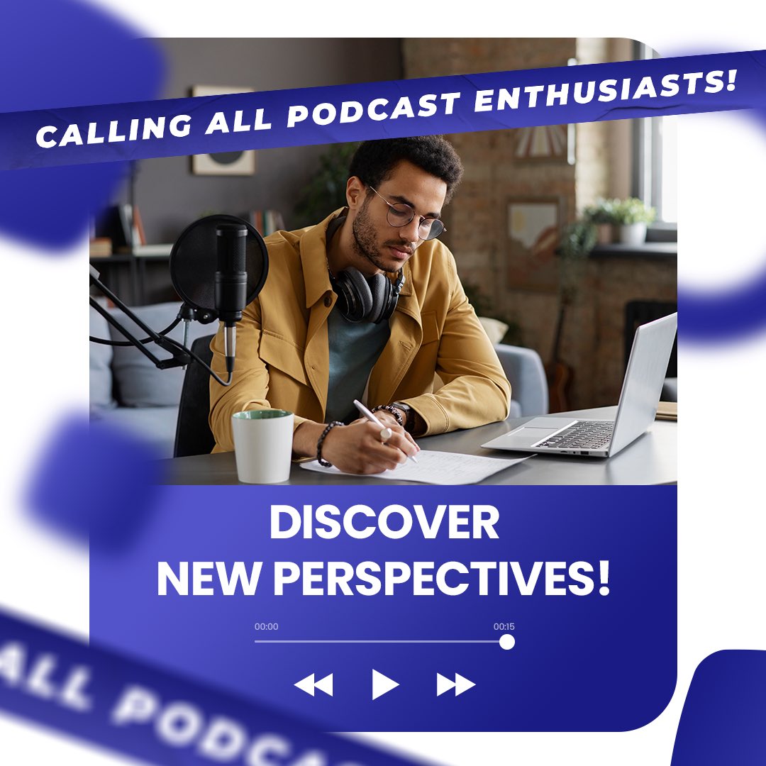 michaelcrane44's tweet photo. Our podcast is here to captivate your senses and ignite your curiosity. 

Join us as we explore a myriad of topics, featuring inspiring guests and thought-provoking conversations. Get ready to broaden your horizons and gain valuable insights that can shape your thinking. https://t.co/JmFXIQDrAs