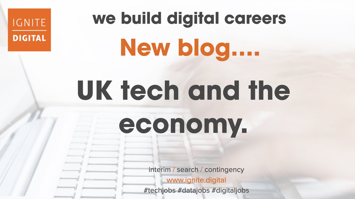 IgniteDigitalHQ's tweet photo. The combined value of #UKtech companies has reached $1 trillion, but how else does UK #tech contribute to the economy?  Our new #blog is out now.
https://t.co/WdmT5NNkUw
#tech #techblog #digital #digitalblog #techrecruitment #techrecruiter #digitalrecruitment #digitalrecruiter https://t.co/Gn6gMl9K9r