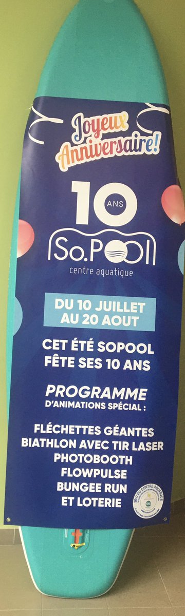 PatJean44's tweet photo. Le 3 août 2013 on inaugurait @SoPool1 @BasseGoulaine @stsebsurloire avec @alainbernard @Joel_Guerriau @alainvey2020. Déjà 10 ans ⏳. Venez nombreuses et nombreux découvrir les multiples animations proposées 👍 https://t.co/4w17tpBa0B