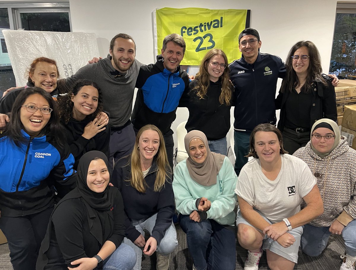 The @commongoalorg team 🛬 touched down in Sydney this week to join @football_united / @creatingchances team as we put the final touches to #Feetival23 Great to connect in person after many months of planning 💻 💬 @assmaah @evefreya444 @cords82 @tash_hill1 @meney