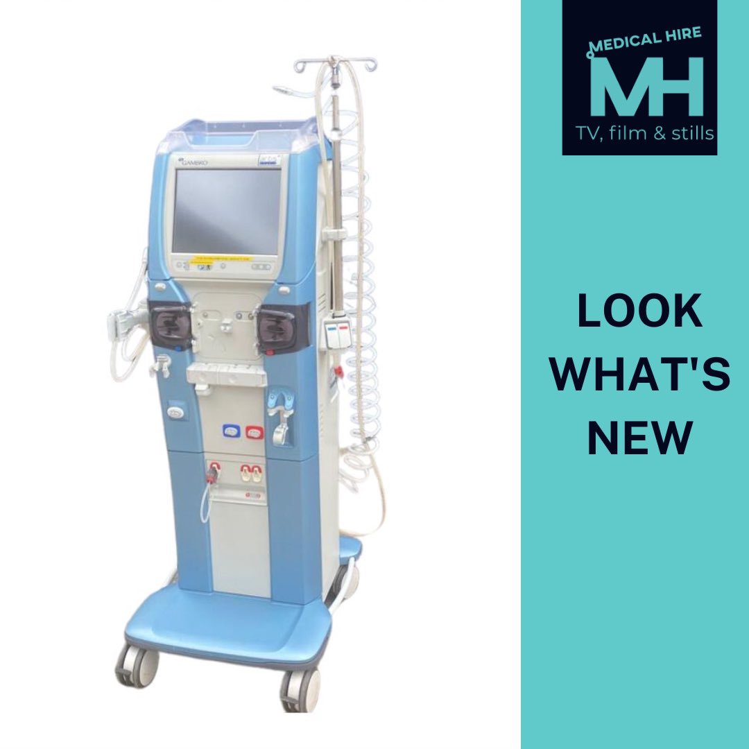 MedicalHireTV's tweet image. Shout out to all #setdecorators #productionbuyers #propmasters and anyone else that gets involved in #prophire for #tvandfilm 😃 Look what’s new and available to hire. Interested? Drop us a 📧 or 📞 #Hemodialysis Machine