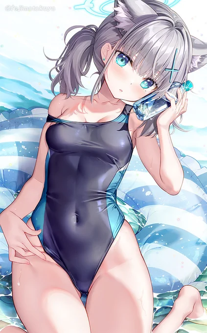 ん、夏休みって、最高。  #ブルアカ