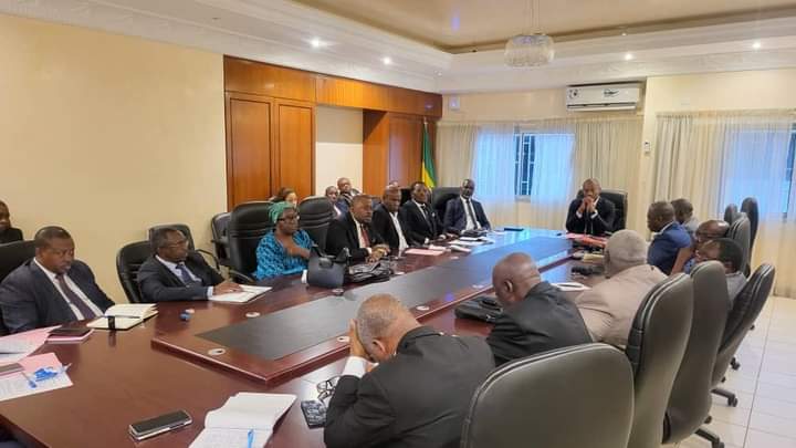 CSMezuiObiang's tweet photo. En ma qualité de cadre du @pdg2R , J'ai eu le plaisir de prendre   part à la reunion de concertation des Membres du Bureau Politique tenue mardi 01 août 2023  et présidée par le membre du comité permanent, et  mon collègue du Gouvernement, le ministre @DrObiang https://t.co/d2cTOrgyLE