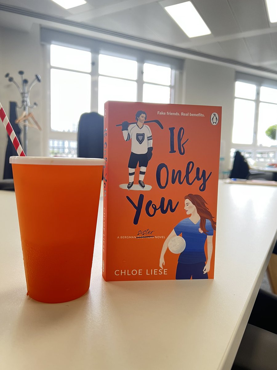 What am I doing for the Women’s World Cup? Don’t be silly I’m watching the games and reading @chloe_liese IF ONLY YOU 🧡🧡🧡