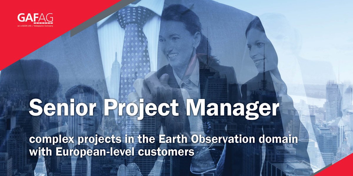GAF_Munich's tweet photo. #EarthObservation is your passion? International #ProjectManagement your expertise? Then you are our right candidate as #SeniorProjectManager #EO. Sophisticated European-scale projects in applied EO services & applications await you: https://t.co/MNPLLrooeA #jobAlert #NowHiring https://t.co/dIWwJWszY1