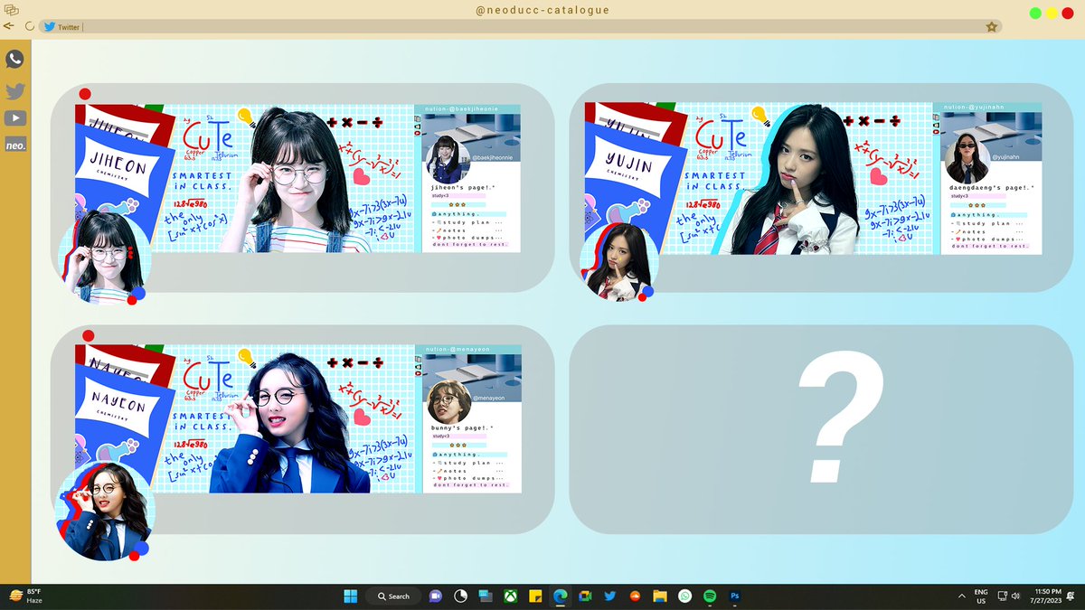 neoducc's tweet photo. @lovemcdspicy yuk kakkk   
Halo, mw obral layout ready stock dibawah ini for only 7k each! kindly dm me dan cekot capcus yaw! +4k ( add photo, elements, retext) ps nama di section bisa diganti for free! https://t.co/1TiHr0p5fi