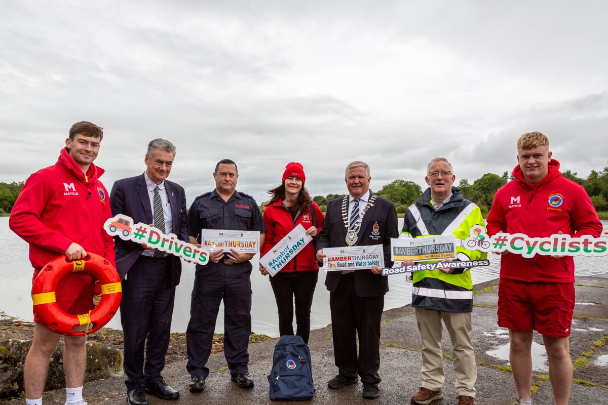 Amber Thursday is today, August 3rd.

Ahead of the Bank Holiday Weekend; Mayo's Fire, Road and Water Safety offices have come together to raise awareness about the various risks and dangers associated with fire, road and water-based activities

For more: mayo.ie/news/Amber-Thu…