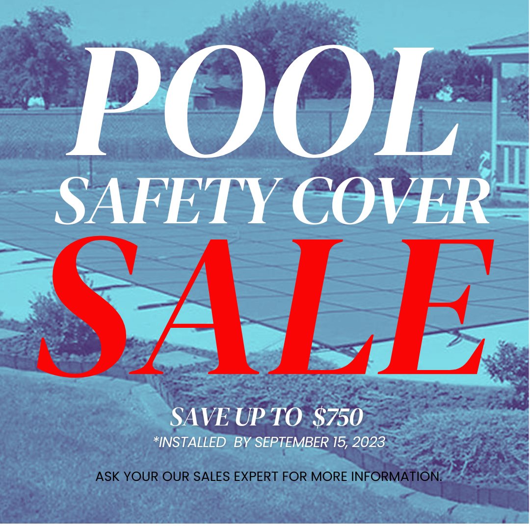 Ensure your pool is closed securely and properly with a professional pool safety cover!

🦺NOW ON SALE until September 15, 2023🦺

☎Ask our local experts in store how to save or call 613-389-5510