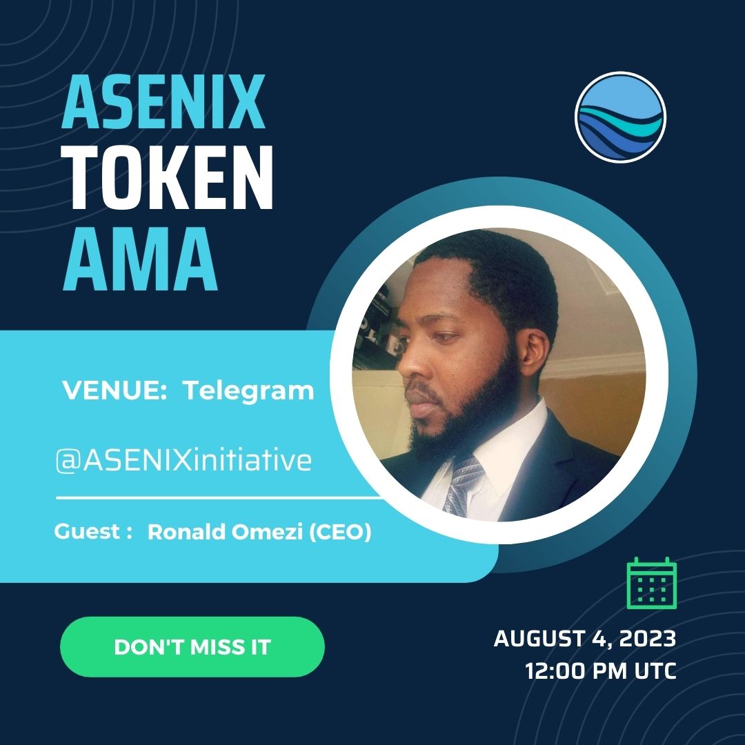 🎙️ ASENIX is pleased to announce its #AMA 

🗓️4th August 2023
⏰12:00 PM (UTC)
💰Rewards: $100 worth of ENIX
🏠Venue: t.me/ASENIXinitiati…

〽️Rules:
1️⃣Follow Like &amp; RT <a href="/ASENIXtoken/">The ASENIX Initiative</a> on Twitter 

 2️⃣ join our TG:  t.me/ASENIXinitiati…

3️⃣ Comment Questions &amp; Tag 3 Friends