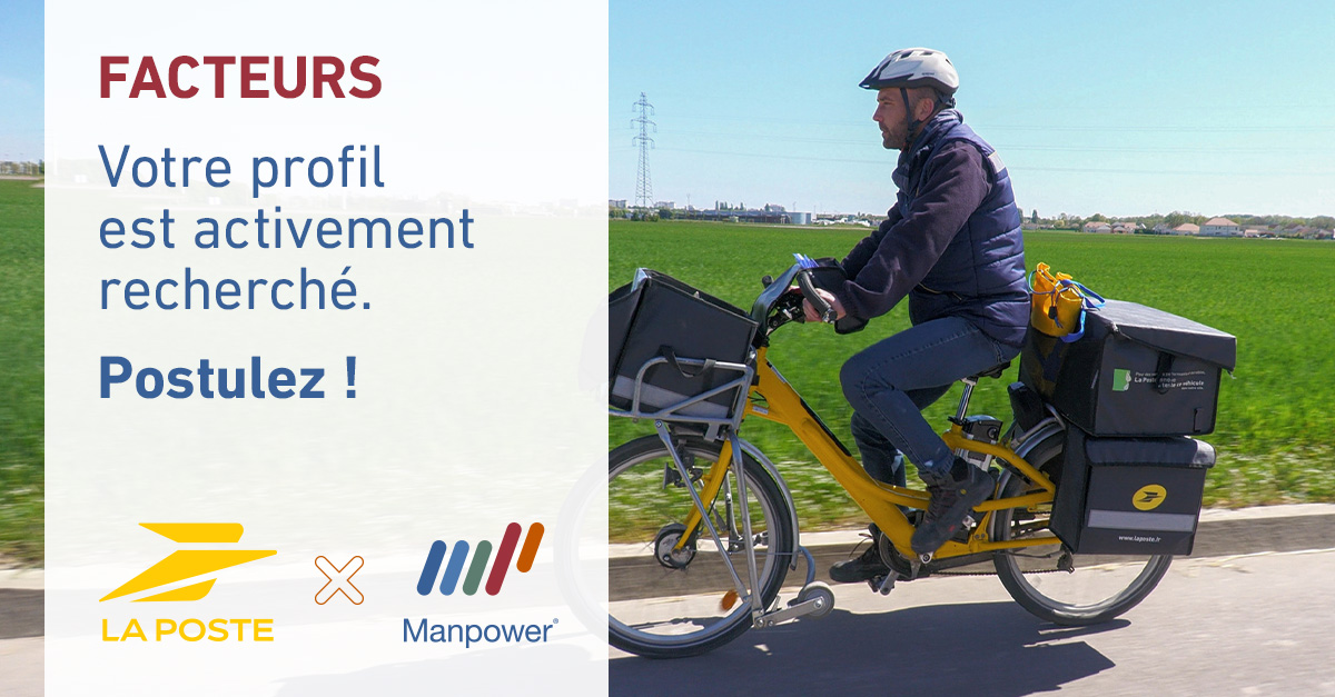SeguinAgnes1's tweet photo. 📬 Cet été, Manpower et La Poste s'allient pour vous livrer votre nouvel #emploi !

Au total, ce sont + de 350 offres de facteurs à pourvoir dès maintenant dans toute la France ! Pour postuler, c'est par ici 👉 https://t.co/ZqXgLTrnmL ▫️ https://t.co/2PkBgrv8np