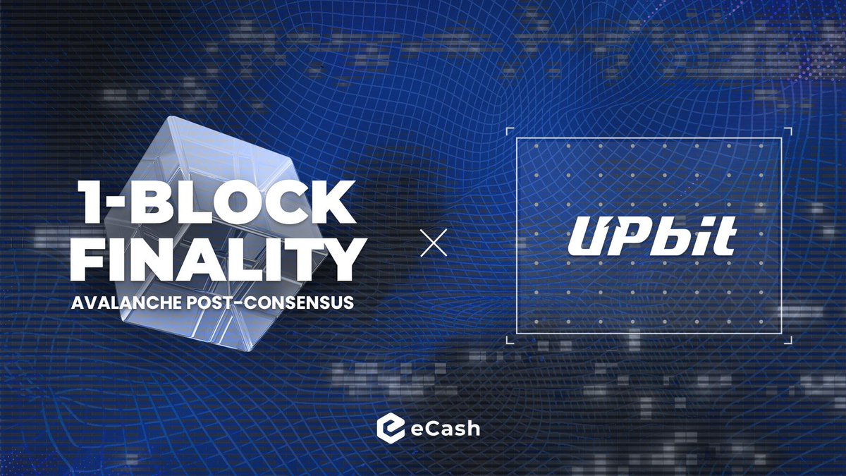 eCashESP's tweet photo. 🤝 @upbitglobal entra al club 1-conf! 🎯
🎉 ¡El intercambio #Upbit completó la actualización y redujo sus requisitos de confirmación de depósito de $XEC de 3️⃣0️⃣ a solo 1️⃣! 🔥
¡El poder de Avalanche en #eCash! 💪
🚀 https://t.co/fIoHMMk04i
#AvalancheIntegration🗻 #XEC #Crypto https://t.co/gfR0uRU452