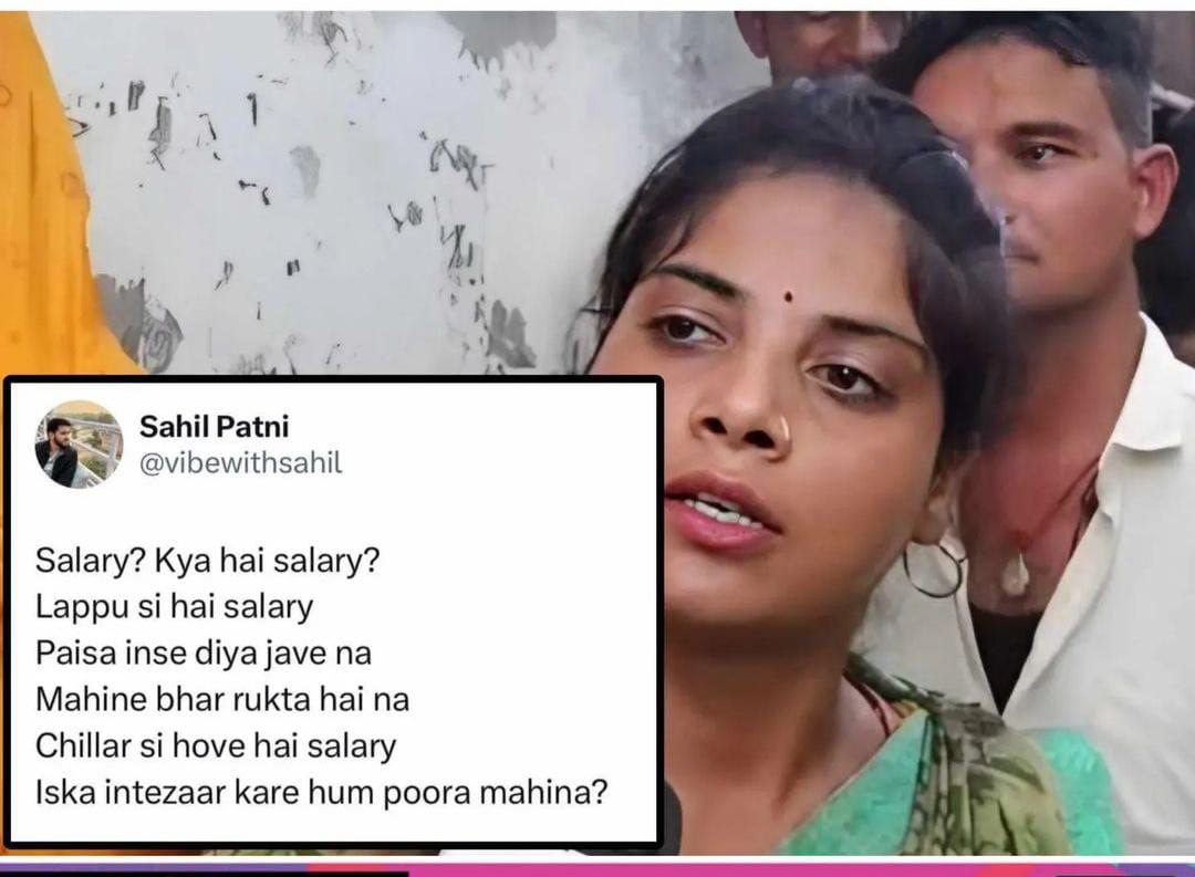 RavatAarush1's tweet photo. #पंचायत_सहायक_का_मानदेय_बढ़ाओ
सैलरी???????
सैलरी क्या है सैलरी!
लप्पू सी है सैलरी!
सैलरी इनसे दिए जावे ना!
महीने भर रुकता है सैलरी !
चिल्लर सी होवे है सैलरी!
इसका इंतजार करे हम पूरा महीना !
#Tag_ https://t.co/RwmV1IKAPo