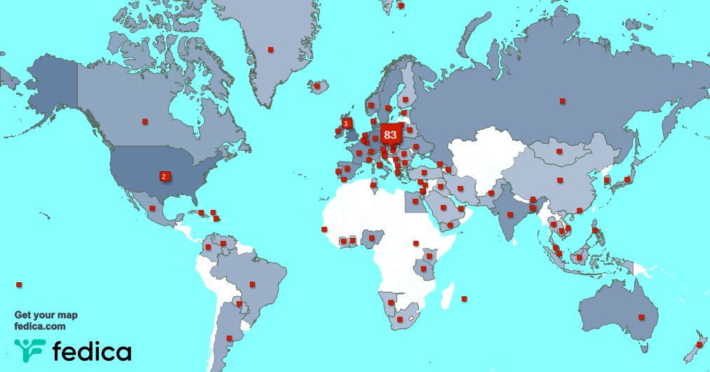 Special thank you to my 37 new followers from Poland, UK., Germany, and more last week. fedica.com/!yyaann17