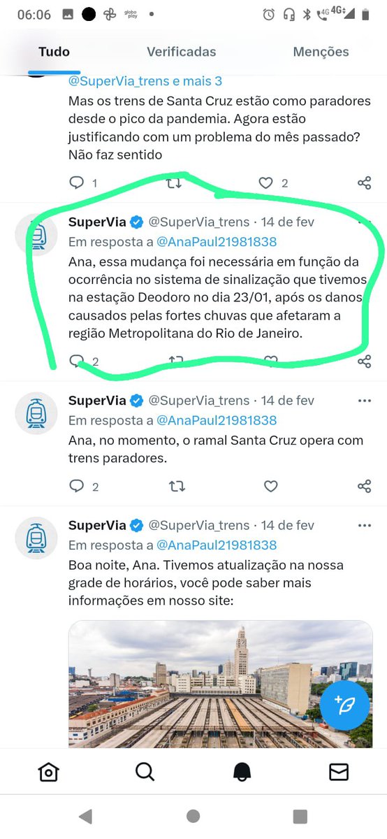 AnaPaul21981838's tweet photo. @SuperVia_trens quando irão resolver o problema para o trêm Santa Cruz voltar a circular como expresso? @agetransp @recordtvoficial @JornalOGlobo @g1 @obsdostrens @claudiocastroRJ @WaldeckC https://t.co/eN6HuCLTfC