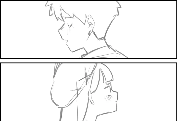 可愛い横顔が描けた時は嬉しい