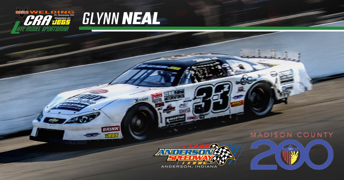 CRAracing's tweet image. The Championship hopefull will go door-to-door with Anderson Speedway regulars in a clash for $5,000 on Saturday during the Madison County 200 with the Vore's Welding CRA Late Model Sportsman.

#CRARacing | CRA-Racing.com