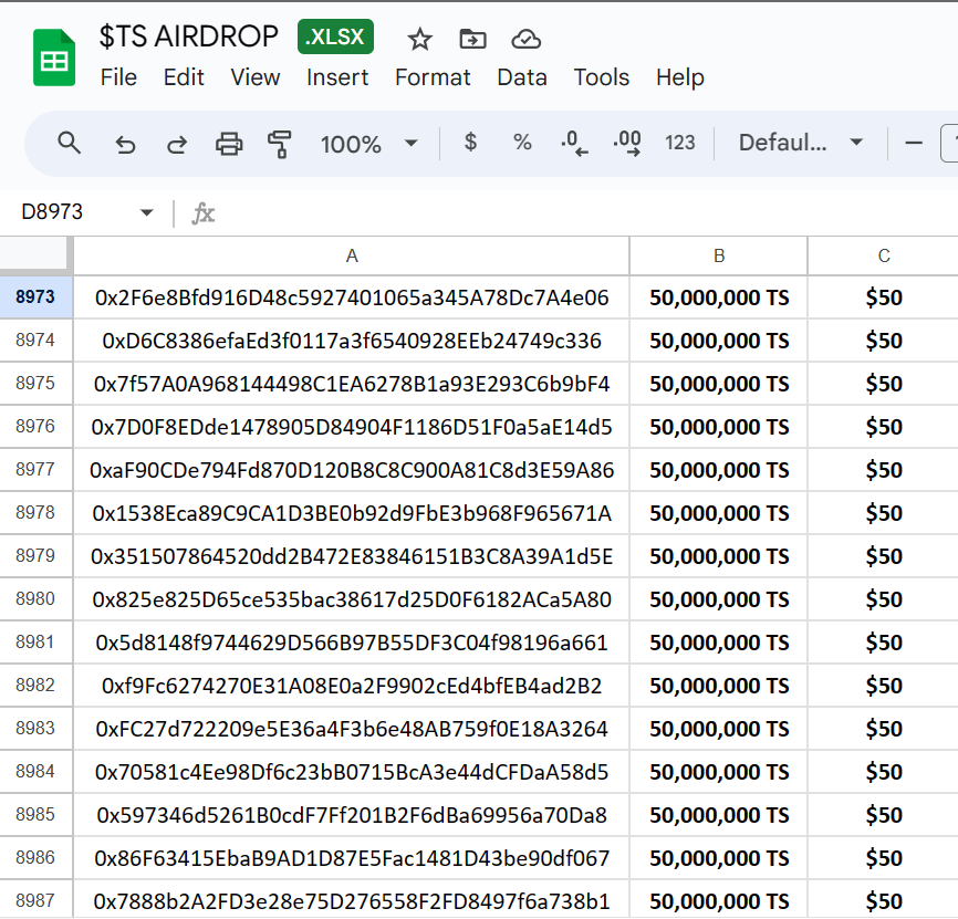collecting addresses for $TS airdrop 

drop your BNB Address &amp; RT 👇 to get considered

locking comments in 2 hours.

#Traitsniper
