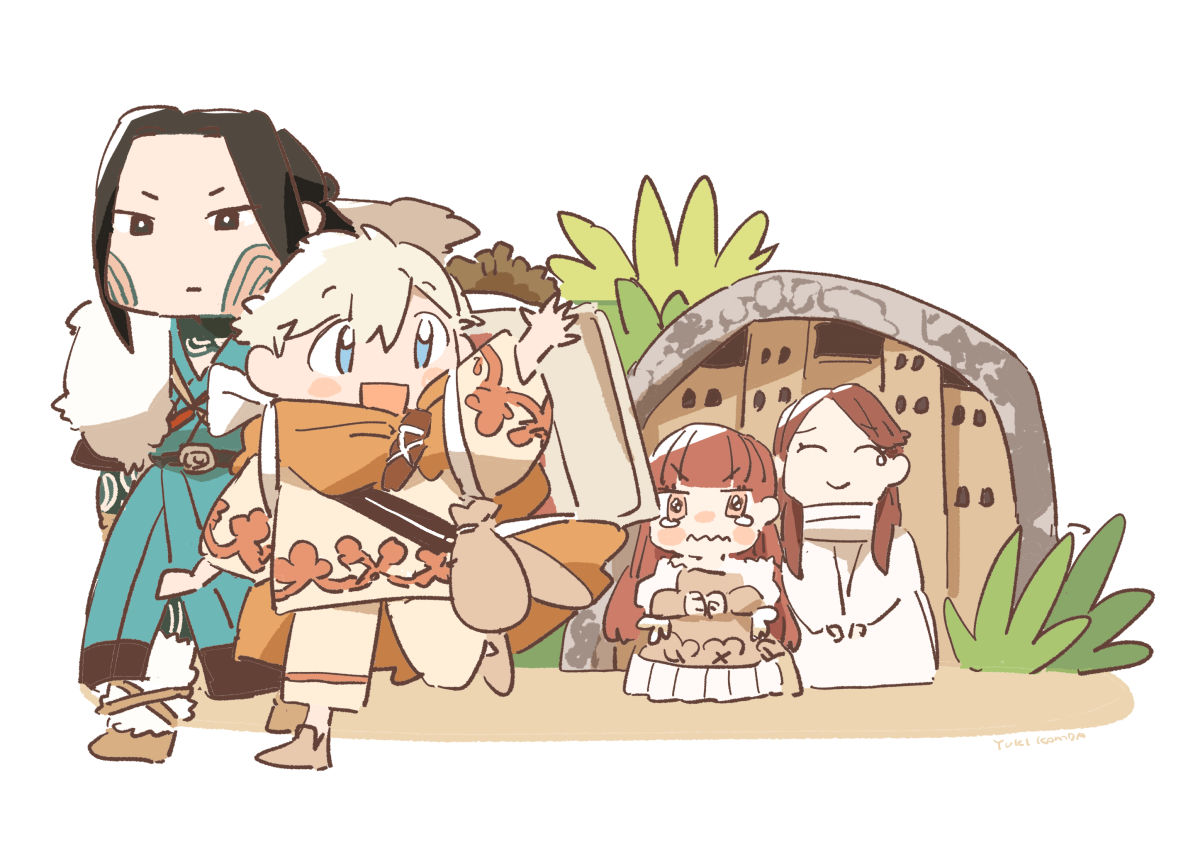 「もう少し待っててね#こびとのシイタと狩りぐらしの森 」|樺ユキ🌳8/31読み切り掲載のイラスト