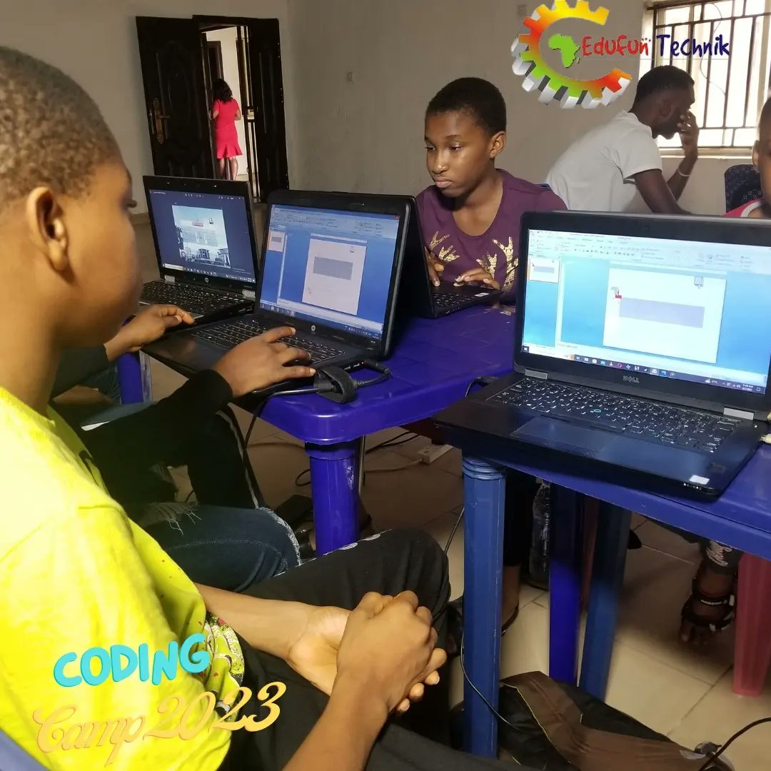 edufunSTEMnig's tweet photo. Attending a coding camp can be a great opportunity for kids to learn valuable skills like problem-solving, critical thinking, and creativity.

It can also help them develop an interest in technology and prepare them for future careers in the tech industry. 
#summercodingcamp https://t.co/CTAjeaGFdb