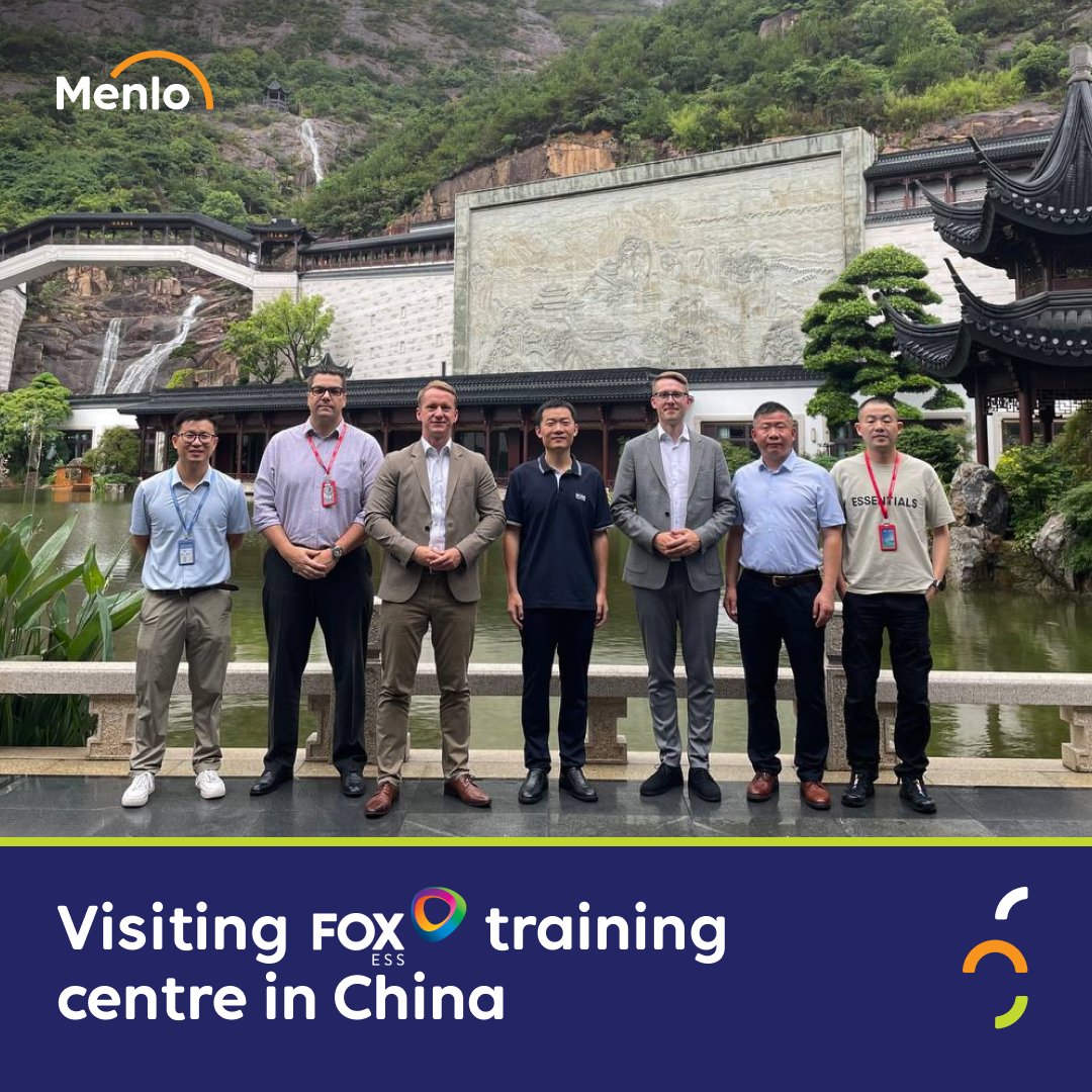 MenloElectric's tweet photo. ✨Last week we had a few productive visits in our manufacturers HQ. Our CEO, Bartosz Majewski, and our Head of Procurement, Marcin Zienkiewicz, visited the amazing team at FoxESS Co, Ltd in China! 🇨🇳

#MenloElectric #FoxESS #TechnicalTour #ContestAlert #ChinaTrip https://t.co/g3fzCE2wNb