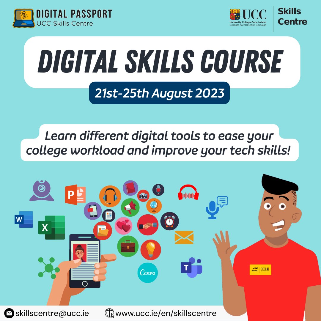 Interested in upgrading your digital skills? Sign up for the digital passport and gain experience with Canva, Powerpoint, Word, File Management and more! Find out more - forms.gle/7s7gXa1AdQ2hux…