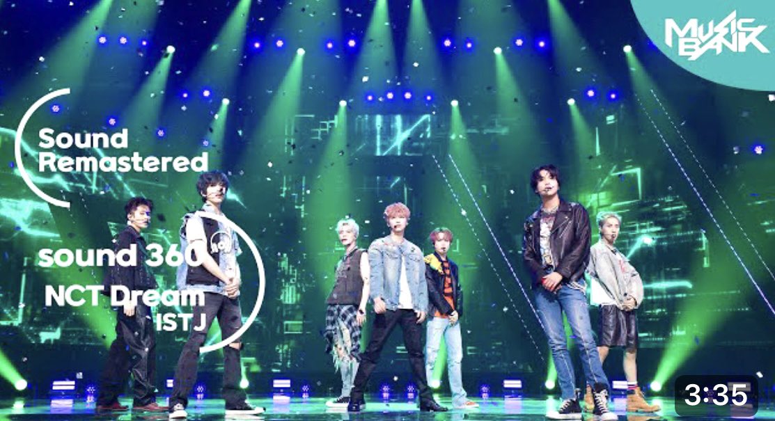 뮤직뱅크,
NCT DREAM(엔시티 드림)
‘ISTJ’
입체음향 리마스터링
제작일 : 2023.8.3(By Y.J.Yim)

youtu.be/paO4AOXeKgw

#엔시티드림 #nctdream #ISTJ #마크 #런쥔  #제노 #해찬 #재민 #천러 #지성 #NCTzen #사운드360 #뮤직뱅크 #MusicBank