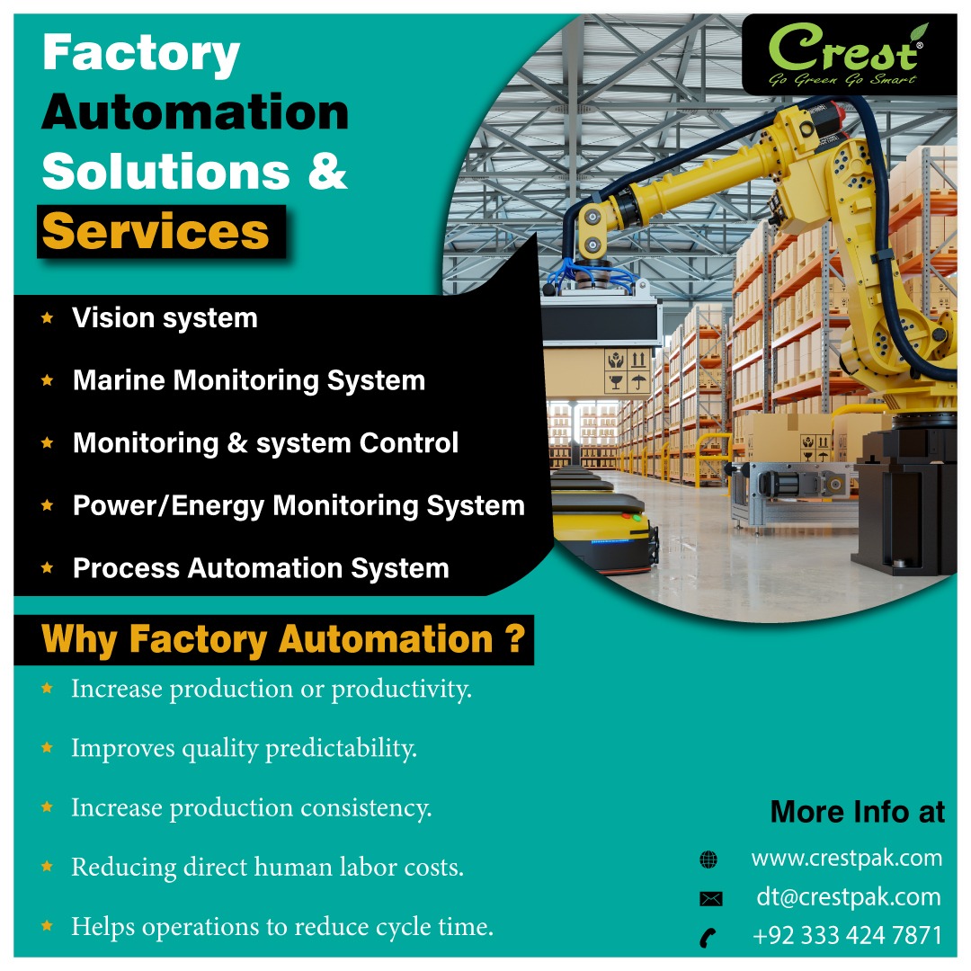 pak_crest's tweet image. Temperature Controllers & Factory Automation Solution & Services
Visit our website for more information:crestpak.com/contact-us/
Contact Us: + 92 333 4247871
Email:info@crestpak.com
#FactoryAutomationSolutionsandServices #TemperatureControllers #TerminalRelays #crestpak