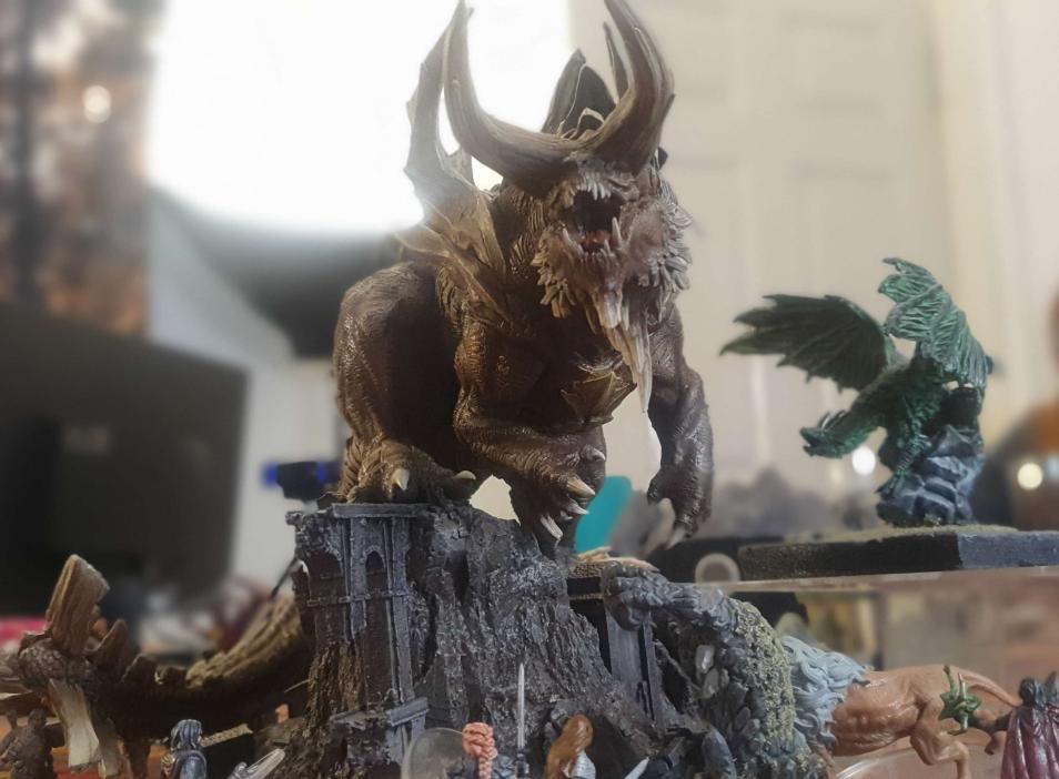 heavywaiterpg's tweet photo. We're hosting a charity auction on Twitch tonight (8PM BST) to win this EPIC tarrasque "mini" and would love the support! All monies are going to some awesome charities! https://t.co/z0aIPHeICu https://t.co/30hAdmtezz