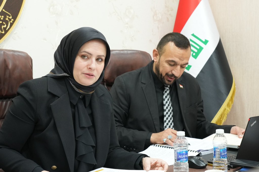 lylaaltamimim1's tweet photo. ⭕️ رئيس لجنة التخطيط الاستراتيجي والخدمة الاتحادية النائب ليلى التميمي ، تستضيف مستشار رئيس الوزراء الدكتور عقيل الخزعلي
و لجنة تنفيذ ومتابعة البرنامج الحكومي لمناقشة تطبيق البرنامج الحكومي والمنهاج الوزاري والاطلاع على التقرير النصف سنوي الخاص بذلك، https://t.co/4ekejXDKCX