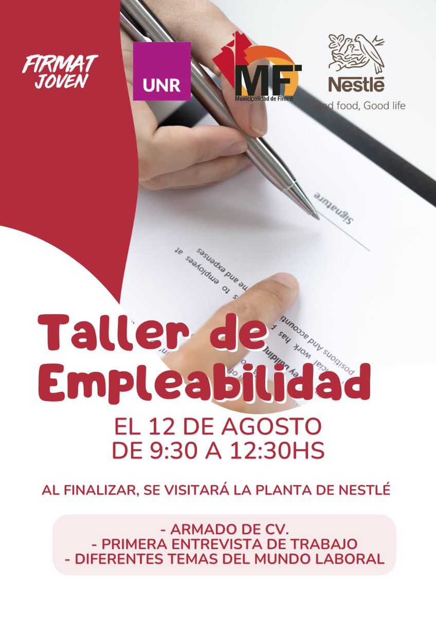 Estás buscando trabajo? 
Te cuesta armar un Cv? 
Esta propuesta te puede interesar . 
Sin límite de edad!
Con previa inscripción 👇🏻

docs.google.com/forms/d/1xeJLi…