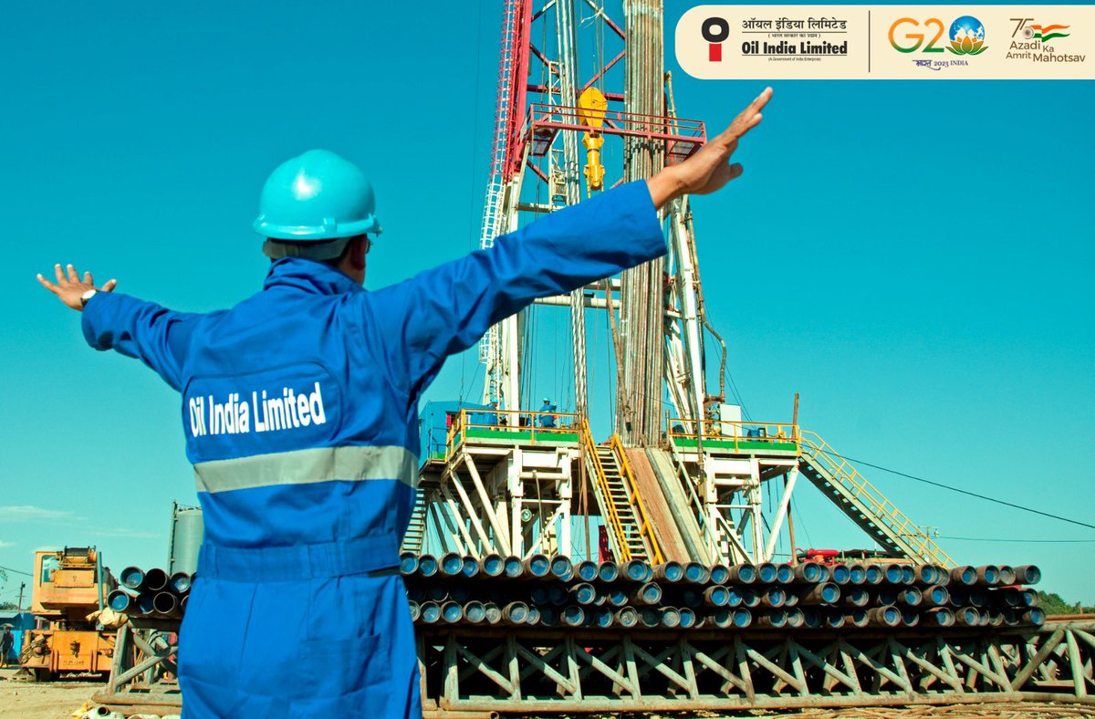 HardeepSPuri's tweet photo. Heartiest congratulations to the management &amp; staff of @OilIndiaLimited, the energy sector major with turnover of ₹41,039 cr &amp; net profit of ₹9854 cr in 2022-23 on being declared the country’s 13th Maharatna Enterprise by @DPE_GoI 

@narendramodi @PMOIndia 
@PetroleumMin https://t.co/ZkK1kAeiSM