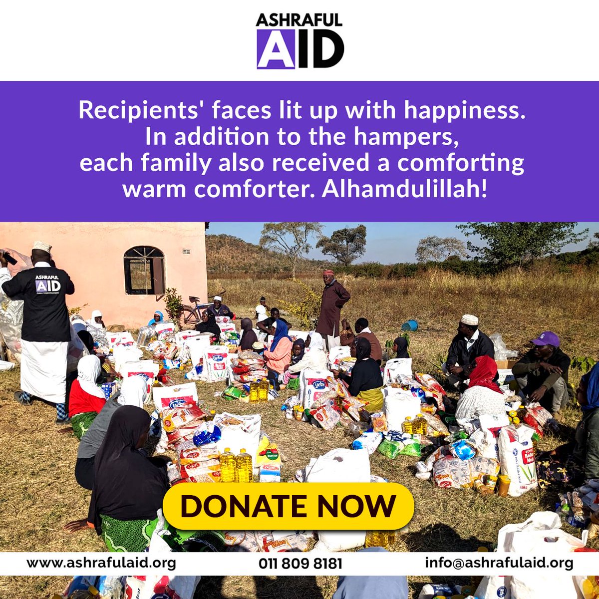 AidAshraful's tweet photo. Alhamdulillah! We extend heartfelt gratitude for your generous donations. 🙏🧡
#AshrafulAid #RuralCommunitySupport #HamperDistribution #SpreadingJoy #CommunityEmpowerment #Alhamdulillah #Gratitude #WarmComforters #GenerousDonors #CaringTogether https://t.co/5ZOdcThH8s