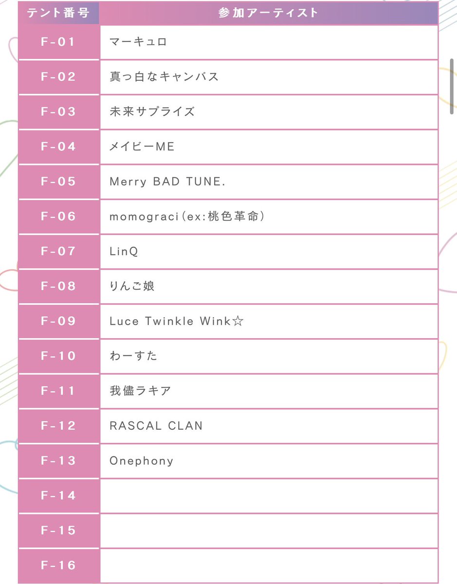 mercuro_info's tweet photo. 【8/4(金)TOKYO IDOL FESTIVAL2023】

⏰出演時間⏰

🎸12:25-12:50【FESTIVAL STAGE】
🏮13:40-14:40【F】
📸15:00-17:00【F-01】

#マーキュロ
#TIF
#縁日 https://t.co/tr873GIAYj