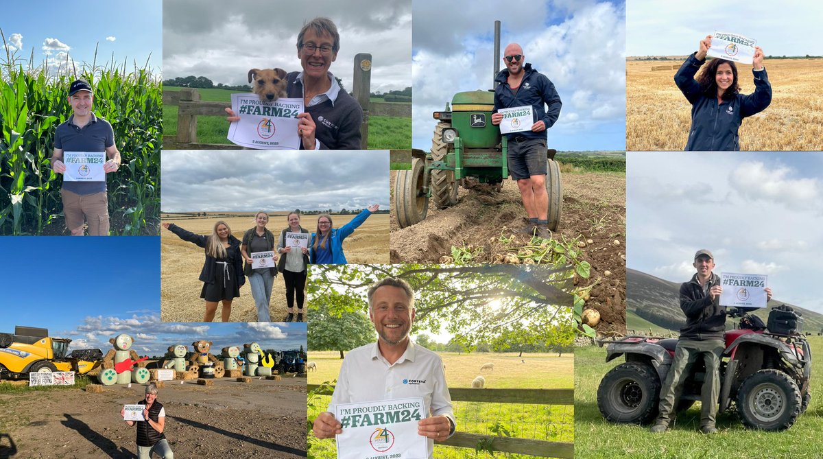 Team Corteva proudly supports #Farm24, celebrating everyone involved in the agriculture industry🚜 🌱

Let’s #KeepGrowing together 
▶️ bit.ly/CortevaFarm24

<a href="/FarmersGuardian/">Farmers Guardian</a> <a href="/Morrisons/">Morrisons</a> #FarmingCan