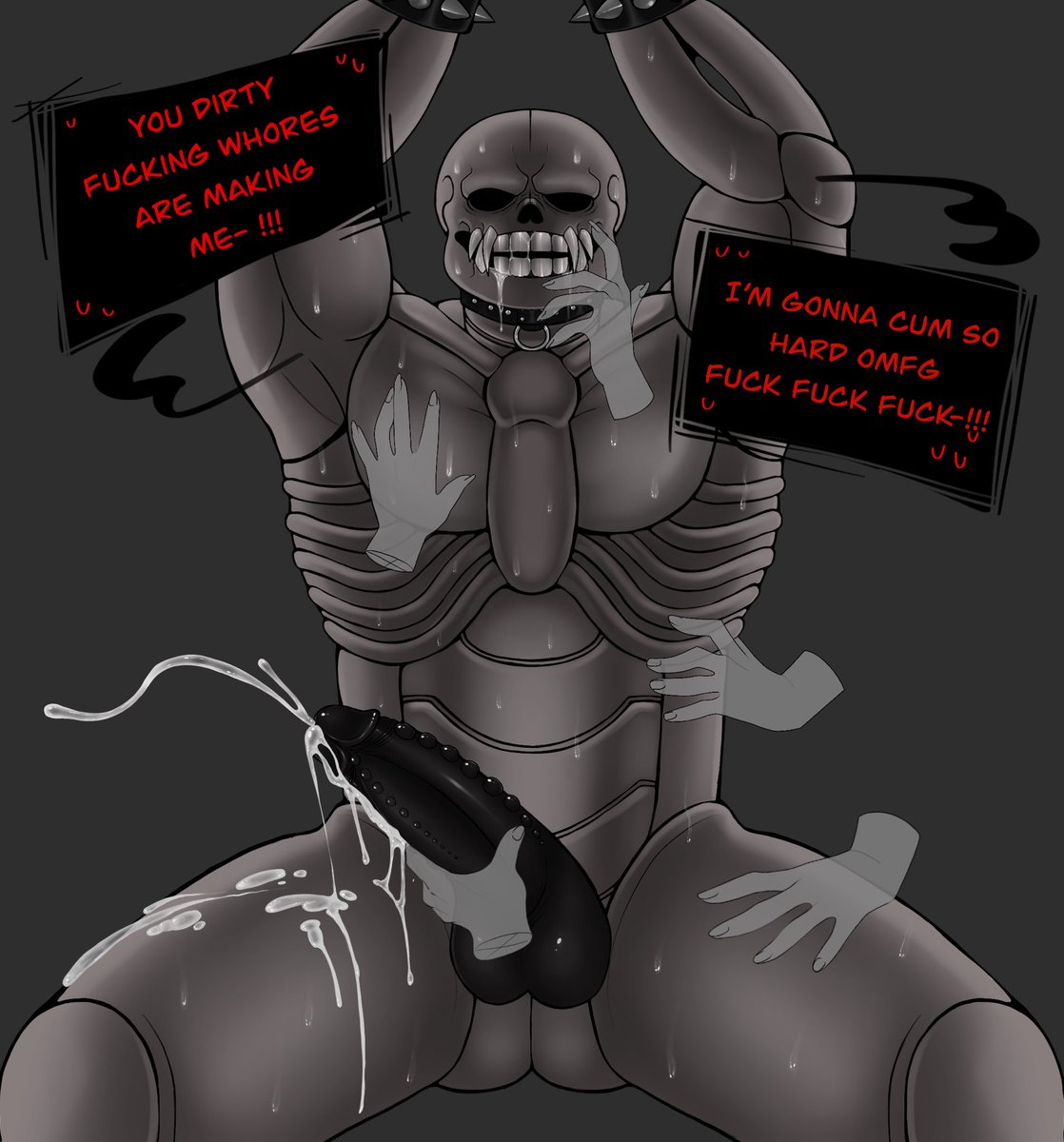 RmodiusR's tweet photo. 👁️👅👁️WHATS HAPPENING OVER HERE??😳😳😏😏💦🍆
#modius #undertale #underfell #underlust #lustfell #underfuck #underfrick #undertail #nsfw #sansnsfw #undertalensfw #ectodick #undertaleporn #sanssona #monsterfucker #underlustsans #lustsans #underfellsans https://t.co/57XkIhb0Ul