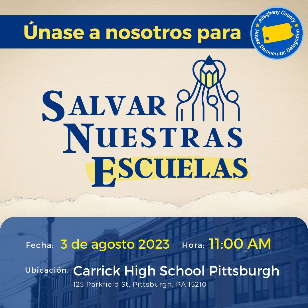 Kids1stK12's tweet photo. Tell all your friends: The tour is in Pittsburgh today! Join to rally in support of teachers 📚 #SaveOurSchools #FundPAPublicSchools https://t.co/x6DNpY8i0f