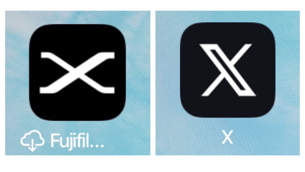 I already had a black square with an X in it (Fuji x).