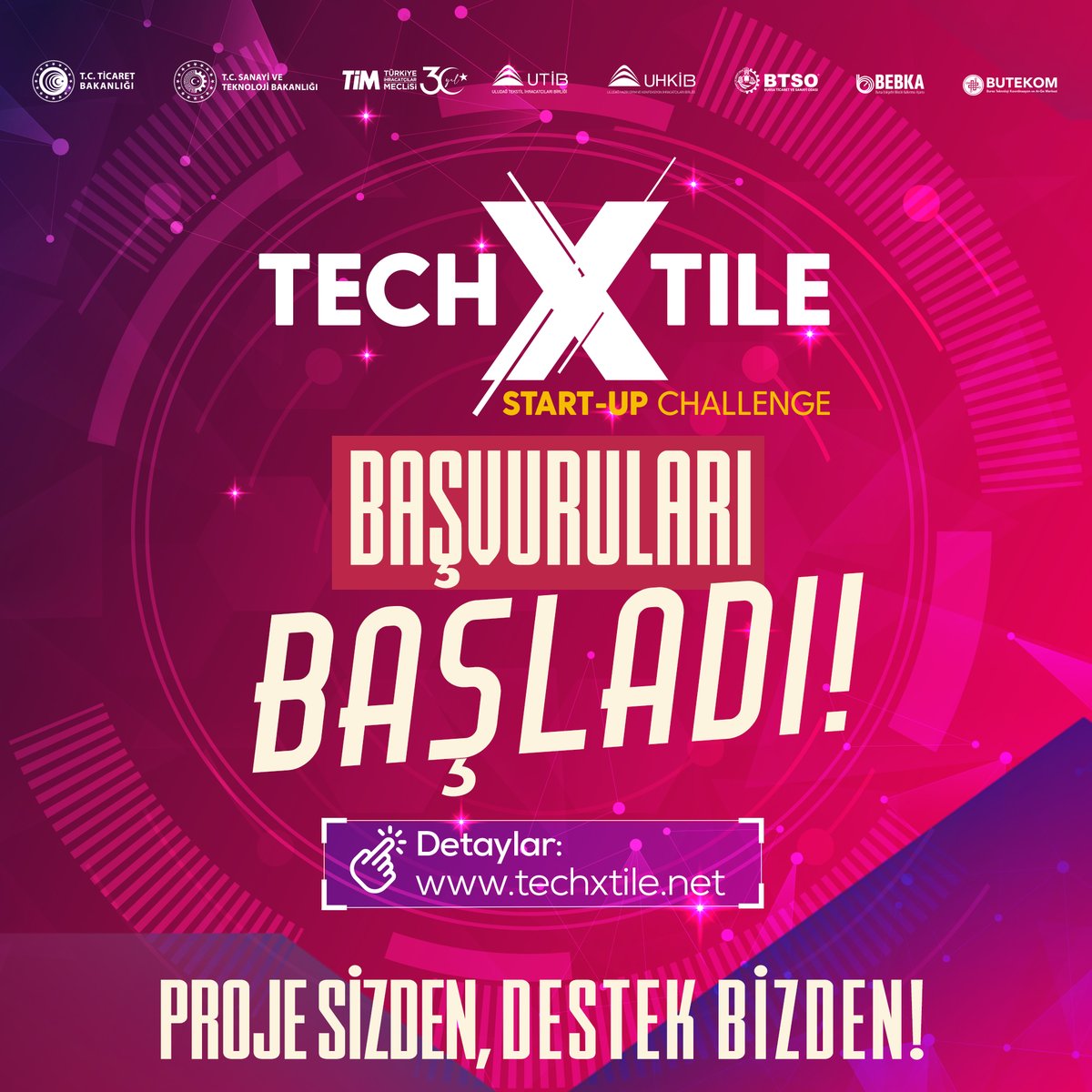 ulutekteknopark's tweet photo. 📢📢 @techxtile_ Start Up Challenge Başvuruları Başladı...
Başvuru için 👉 https://t.co/u85qWSdOdB
#techxtile #startupchallenge #tekstil #inovasyon #arge #tasarım #girişimcilik #hazırgiyim #UTİB #UHKİB https://t.co/WfHPgvO6oL