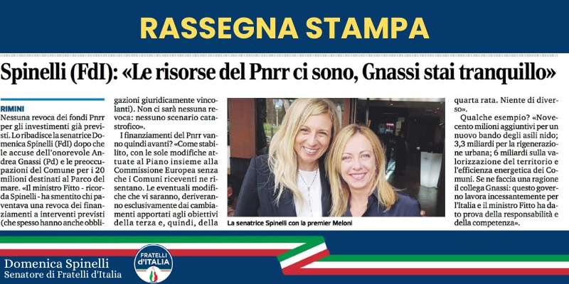 Le risorse del #PNRR sono state organizzate ed ottenute grazie alla #competenza del #GovernoMeloni.
Il #Ministro <a href="/RaffaeleFitto/">Raffaele Fitto</a> ha chiarito ogni aspetto in aula.