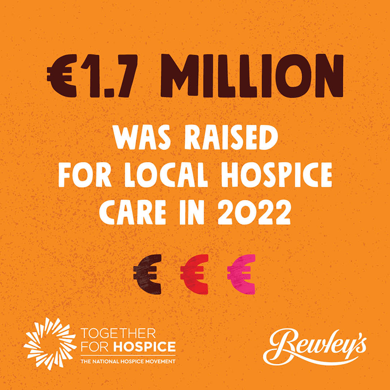 If you want to be a part of something big this year - join Bewley's Big Coffee Morning Social for Hospice by either holding a fundraising social event with friends or family, or by donating at hospicecoffeemorning.ie