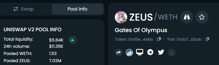 REVERSAL TIME

We have updated the DexTools socials and logo.
Now get ready for the MAX WIN 5000X with some trends and calls⚡

t.me/gatesofolympus…

CA: 0xD5eCbD661c24FC5D744867C5A797ED51E6724eBb 
#eth #uniswap #gem #maxwin #maxwinslot #pragmaticplay