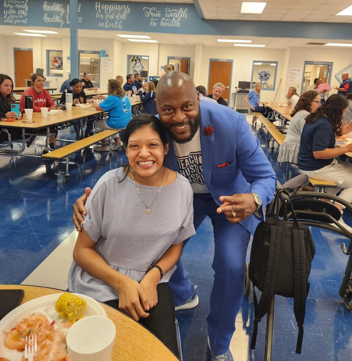 This educator who is unable to walk on her own or drive a car moved from her hometown to Mobile AL, not knowing anyone, just to teach sign language at a middle school. She took an Uber to the school to hear me present yesterday. She said she was in doubt and needed that message!