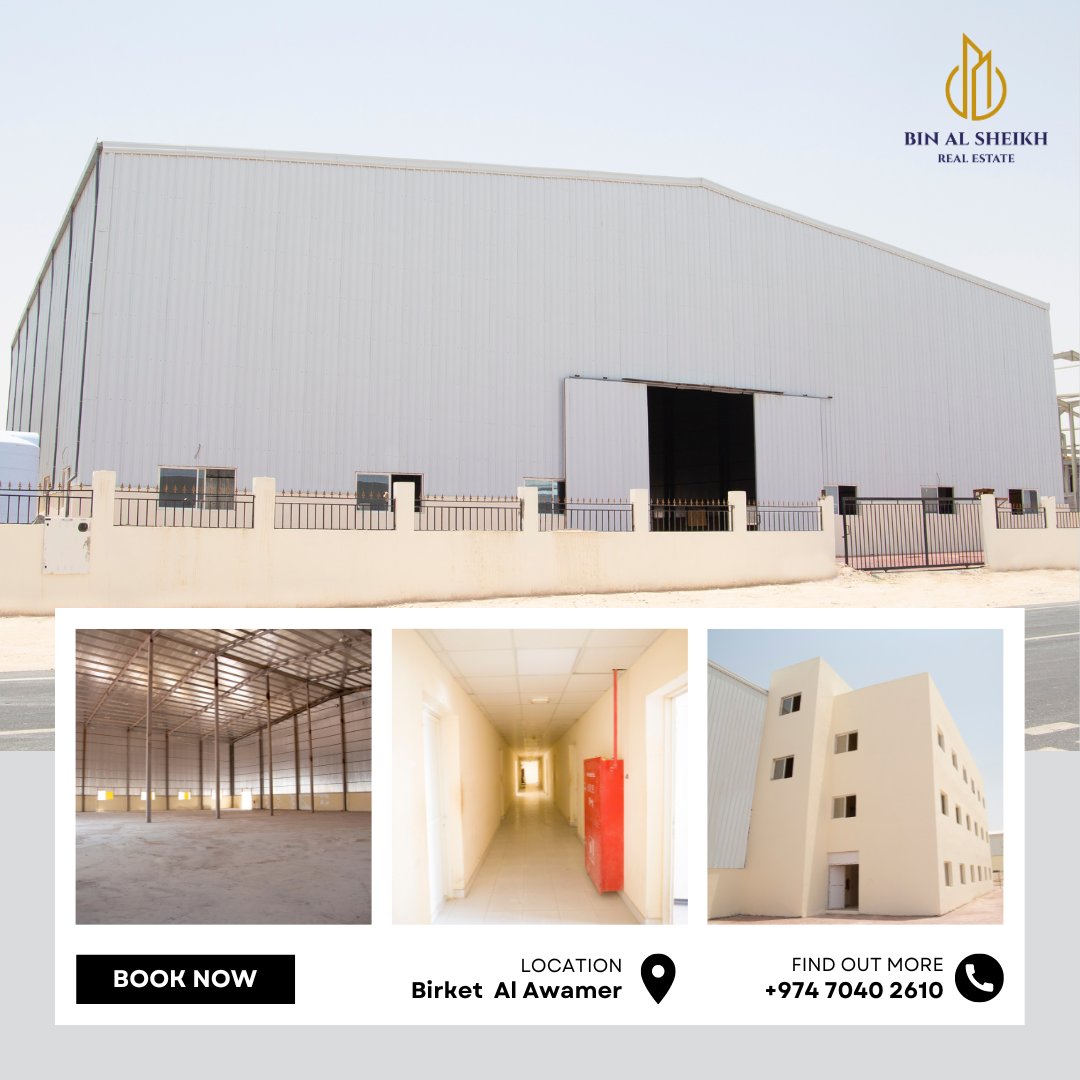 Binalsheikhhold's tweet image. 🛠️ Your Go-To Destination for Workshop and Labor Rooms! 🏭
📍 Conveniently located at Birket Al Awamer, making it easy for you and your team to access.
📞 +974 7040 2610
#WorkshopAndLaborRooms #HandsOnProjects #FunctionalSpace #ConvenientLocation