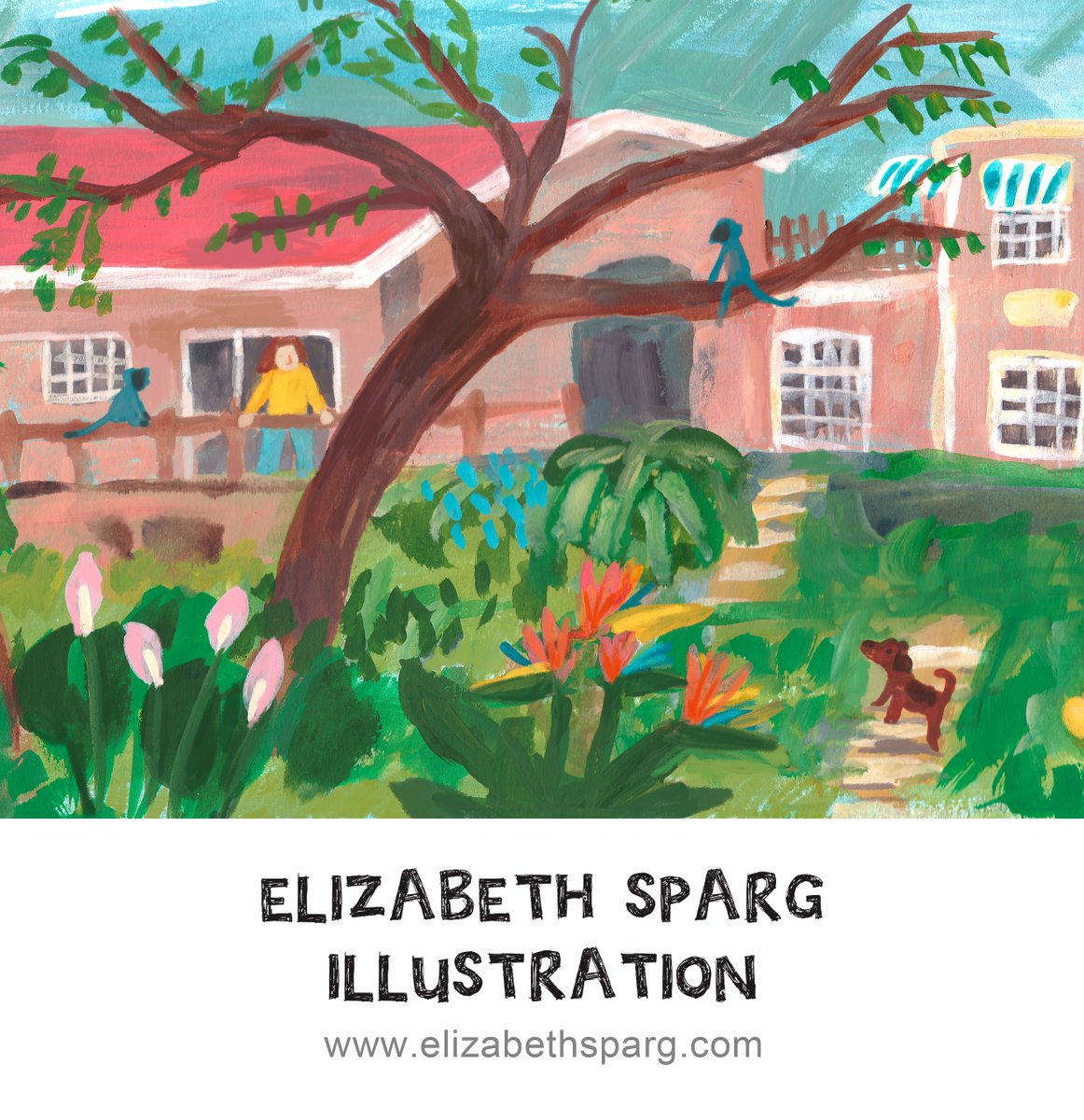 ElizabethSparg's tweet photo. It's #kidlitpostcardday!
Hi! I am an author illustrator seeking agent representation in the kid book industry. 
Visit my website https://t.co/OQWtMx99YR to see this illo in full and my info. 
#kidlitartpostcard #kidlitart #kidlit  #childrensbookillustration #kidlitartpostcardday https://t.co/RdtJH7tp1q
