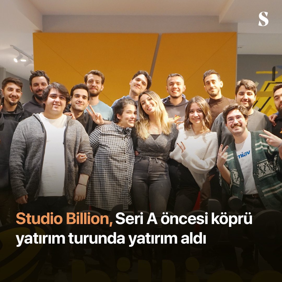 Yerli oyun girişimi Studio Billion, Seri A öncesi köprü yatırım turunda B4YO Capital, WePlay Ventures ve Lima Ventures’dan yatırım aldı. swipeline.co/studio-billion…