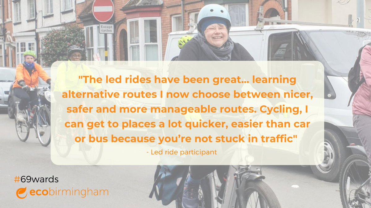 Happy #CycleToWorkDay 🚲💚

✨Discover Brum by bike with our 69wards routes: bit.ly/Tweet_69wards

✨Build your confidence on a cycling session or led ride: bit.ly/ecobhamevents

✨Find your local cycling group & tips for cycling everyday journeys: bit.ly/BrumByBike