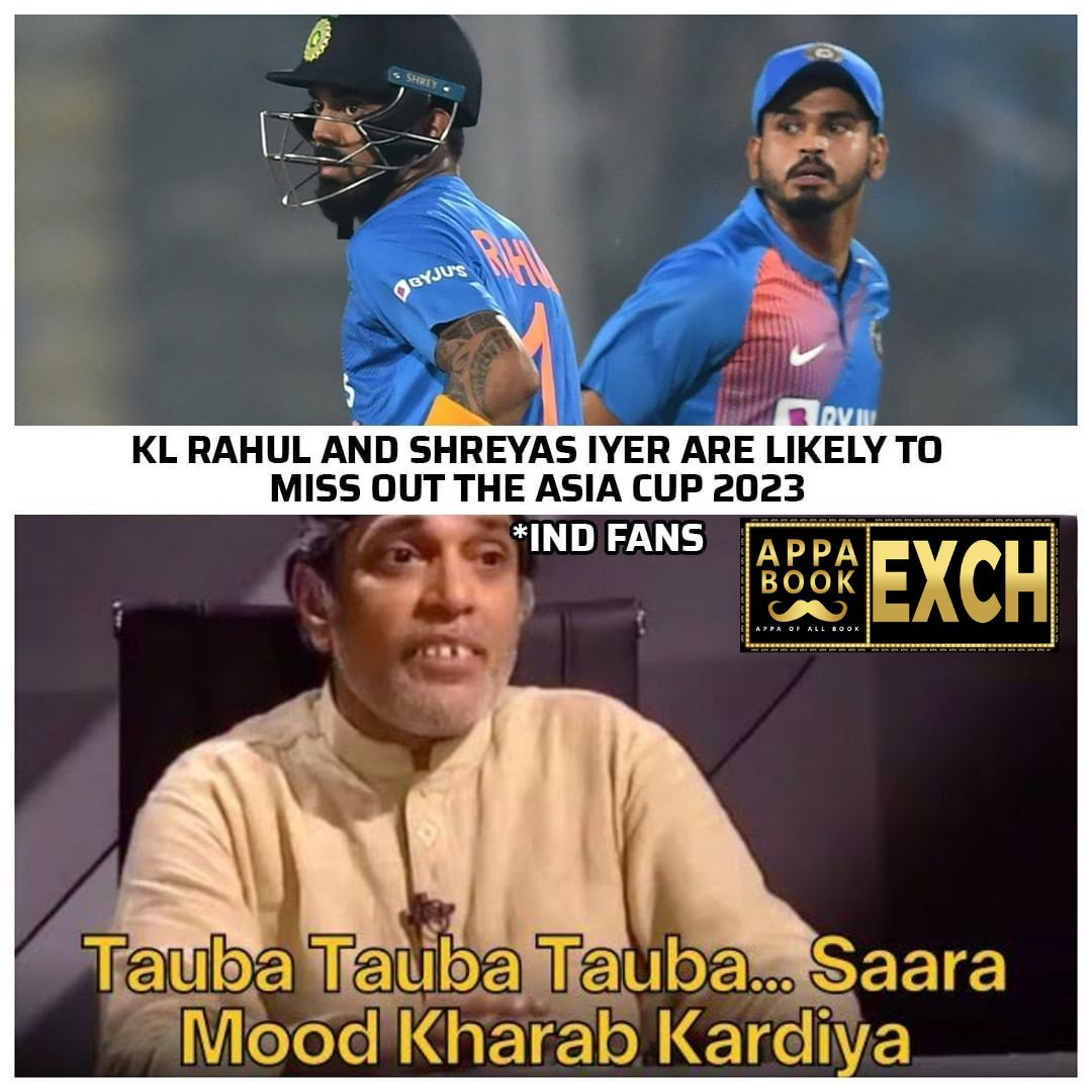 appaexch's tweet photo. Yet again Middle order messed up in World Cup year ๐ for Team India.
#Appaexch #cricket #cricketmemes #trending #memes #ShreyasIyer #KLRahul #IndianCricketTeam #Rahul #INDfans #ICT #AsiaCup2023 #WorldCup2023 #CTH https://t.co/4Hbh8O8bWe